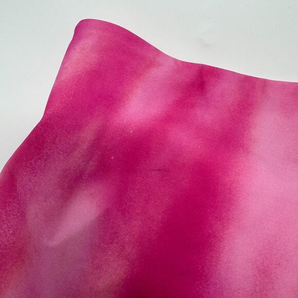 GANNI Pink Tie Dye Front Zip Bandeau Bikini TOP - Picture 7 of 9